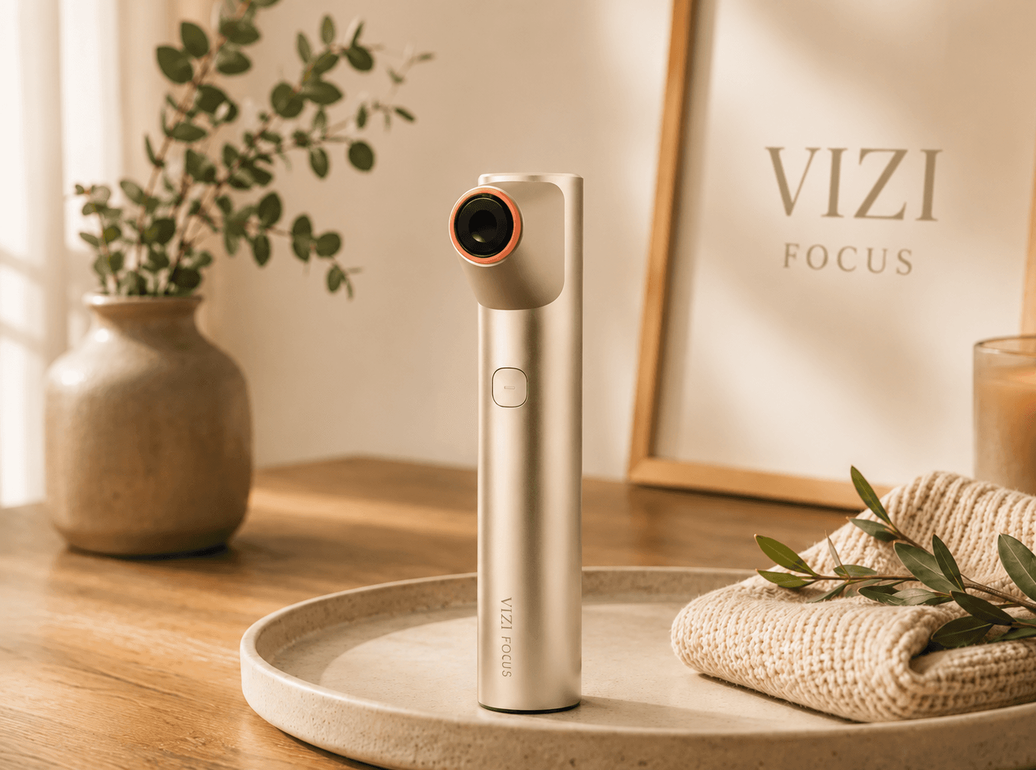 Dispositivo VIZI Focus em ambiente residencial