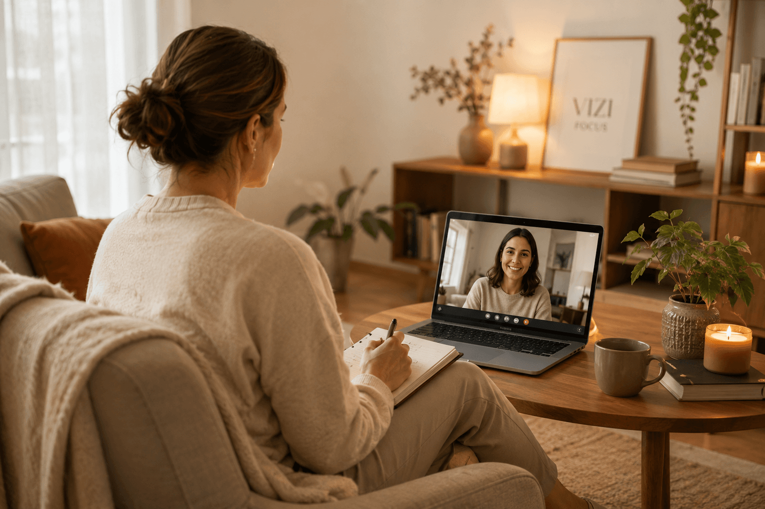 Consulta dermatológica via videochamada em casa